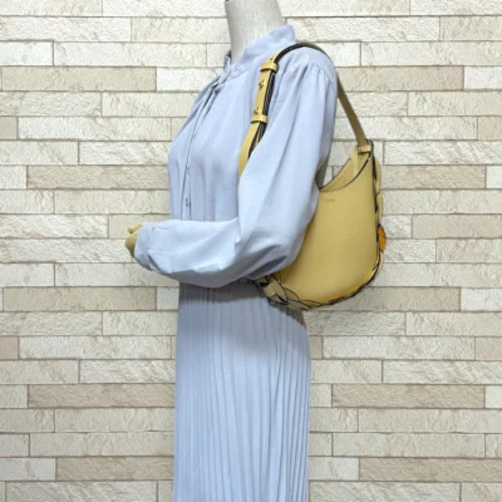 Chloe Shoulder Hobo Yellow Leather Daryl Bag